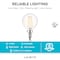 Luxrite G16.5 LED Bulbs 4W (40W Equivalent) 400LM 5000K Bright White Dimmable E12 Candelabra Base 6-Pack LR21611-6PK - alternate 5